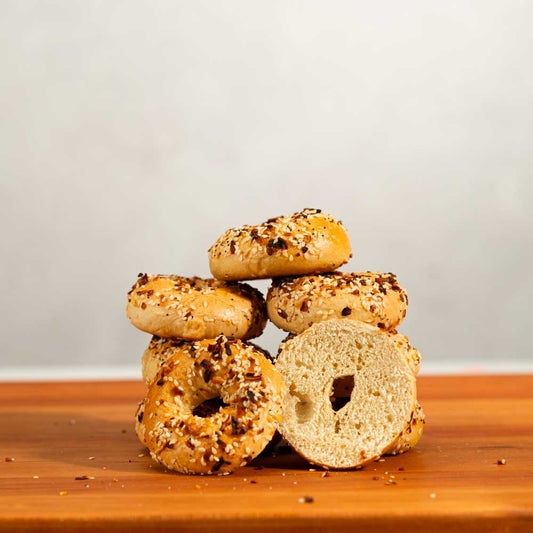Seattle Bagel Mini Everything Bagels - 8 Pk